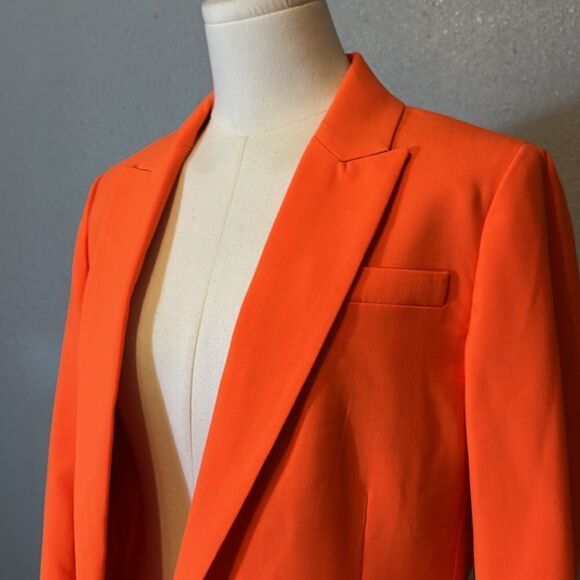 NEW J. Crew TOLLEGNO1900 women’s Italian stretch wool single button blazer size8 - Picture 5 of 12